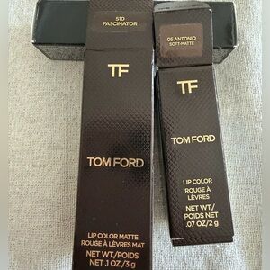 Tom Ford Lip Color Matte Lipstick 510 Fascinator & 05 Antonio Soft-Matte Stick